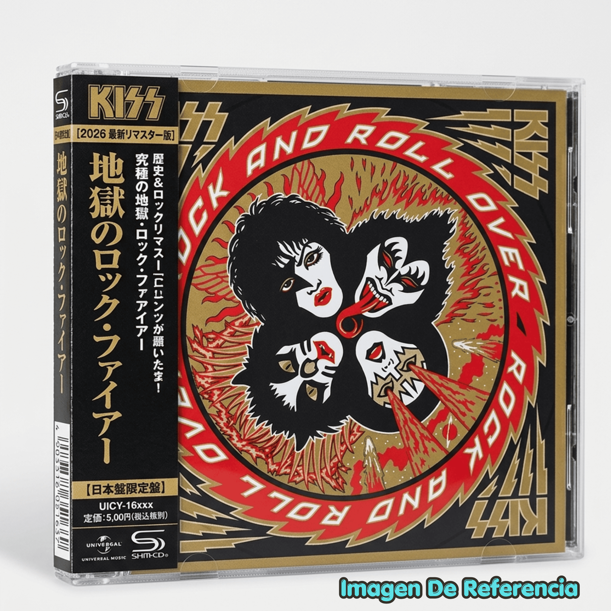 kiss - Rock And Roll Over CD EDICIONES JAPONESAS